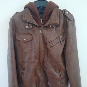 Faux Leather Jacket